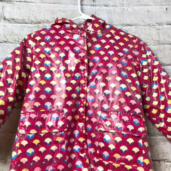 Pluie Pluie Raincoat Lined Sz 4 Snap Front - Picture 4 of 6